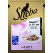SHEBA WEY CAT FOOD SALMON 85GR