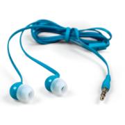 TRAVEL BLUE EARPHONES TANGLE-FREE
