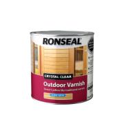 RONSEAL® CRYSTAL CLEAR OUTDOOR VARNISH - SATIN 0.75L