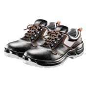 NEO SAFETY SHOES BLACK LETH 42