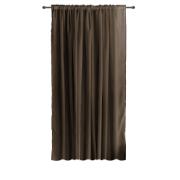 CURTAIN SOLID 300X270 BROWN TRES