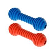 DOG TOY RUBBER 2 ASSORTED COLORS