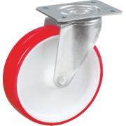 WHEEL A-H03 160X40MM RED WITHOUT BRAKE