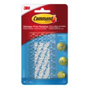 3M COMMAND CABLE CLIPS CLEAR
