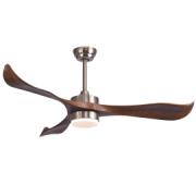 SUNLIGHT 'VALANTE' CEILING FAN DC MOTOR 3-ABS BLADES 52 BRUSHED NICKEL LED 18W 1440LM 3CCT REMOTE CONTROL