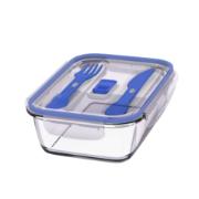 LUMINARC PURE LUNCH BOX 1.2L WITH CUTLERY