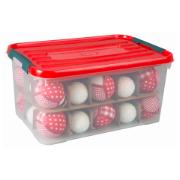 CURVER STORAGE BOX WITH DIVIDERS 50L