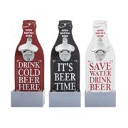WALL BOTTLE OPENERS WITH HANDTAG