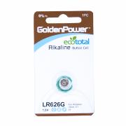 GOLDEN POWER 1.5V ALKALINE BUTTON LR626G