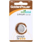 GOLDEN POWER 3V LITHIUM BUTTON CR1620