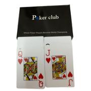 POKER CLUB PLAYING CARDS 100% PLASTIC