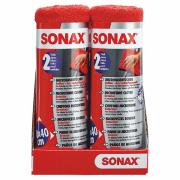SONAX MICROFIBER CLOTH RED 40x40 CM SET x 2