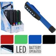 FLASH LIGHT WITH 6 LED LIGHTS 4 ASSORTED COLORS