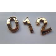 3D GOLD NUMBERS