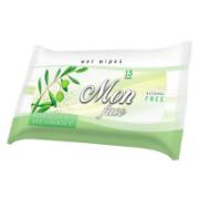 AREON WET WIPES MON FACE OLIVE OIL 15PCS