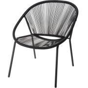 STACK CHAIR METAL BLACK WIRE