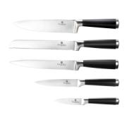BERLINGERH 6PC KNIFE SET W S/S STAND
