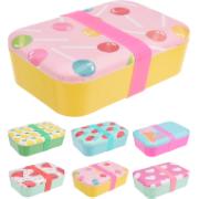 LUNCH BOX BAMBOO/MELAMINE 6 ASSORTED COLORS