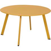 TABLE ROUND 70CM OCHER YELLOW COLOR