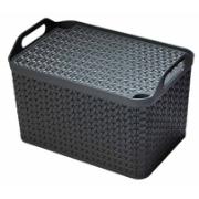STRATA HAND BASKET LARGE WITH LID