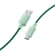 CELLULAR LINE CABLE USB-A TO USB-C 1M GREEN