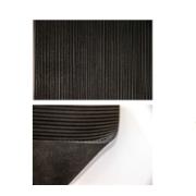 RUBBER MATTING RIBBED WIDTH 1.25M THICKNESS 3MM PRICE PER 2m²