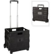 TROLLEY WITH FOLDING CRATE