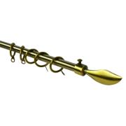 EASY HOME EXTENSIVE CURTAIN ROD WAVE ANTIQUE BRASS 60-120CM