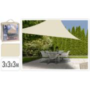 SHADE CLOTHE TRIANGLE OFF WHITE  3X3X3M 160GR
