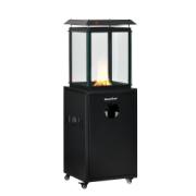 MATESTAR MAT-1201 PATIO HEATER FLAME GAS WITH GLASS BLACK