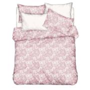 QUILT COVER SET 160X240CM SIL.PINK