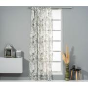 CURTAIN EASY HOME ASTRA FILL COUPE FLOWERS WITH TAPE 140Χ270CM OLIVE GREEN