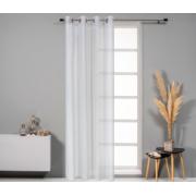 CURTAIN EASY HOME PHOEBE WITH RINGS 140Χ260CM IVORY