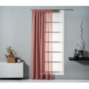 CURTAIN EASY HOME ERELA POLYLINEN WITH TAPE 140Χ270CM DUSTY PINK