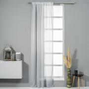CURTAIN EASY HOME NORMA  DEGRADE WITH TAPE 140Χ270CM GREY