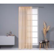 CURTAIN EASY HOME AURORA WITH DECO NET WITH TAPE 140Χ270CM BEIGE
