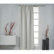 CURTAIN EASY HOME HAMAL BLACK OUT WITH RINGS 140Χ260CM GREY