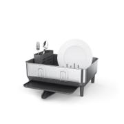 SIMPLEHUMAN COMPACT DISHRACK GREY STAINLESS STEEL