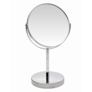 MIRROR ON METAL STAND 2 SIDED D14.2XH26.5CM