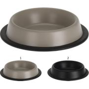 DOG BOWL STAINLESS STEEL 205MM 2 ASSORTED COLORS