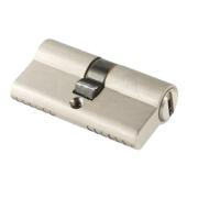 SECURITY CYLINDER 80MM(30/50)NICKEL - BLISTER