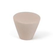 KNOB CONICAL 40MM BEECH WHITE