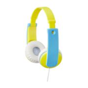 JVC KIDS AROUND EAR HEADPHONES YELLOW/ LIGHT BLUE