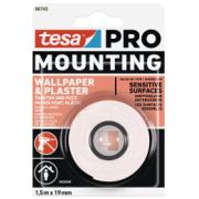 TESA PRO DOUBLE-FACE TAPE WALLPAPER 1.5Mx19mm
