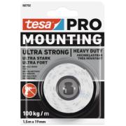 TESA PRO DOUBLE-FACE TAPE ULTRA STRONG 10kg 1.5Mx19mm
