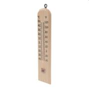 KINZO WOODEN THERMOMETER IN/OUTDOOR 