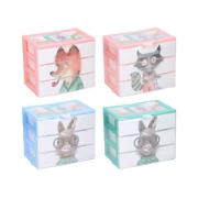 PLASTIC DRAWER 3 DRAWERS 22.5X15.5X19CM 4 ASSORTED COLORS