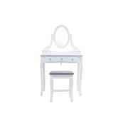 LINA DRESSING TABLE WITH MIRROR & STOOL
