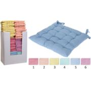 CHAIR PAD 40X40CM 6 ASSORTED COLORS