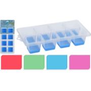 ICE CUBE MAKER PP AND TPR 4 ASSORTED COLORS